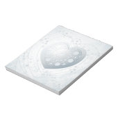 シルバーハート、メモ帳 ノートパッド (回転)