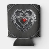 シルバーハート（羽あり） 缶クーラー (裏面)