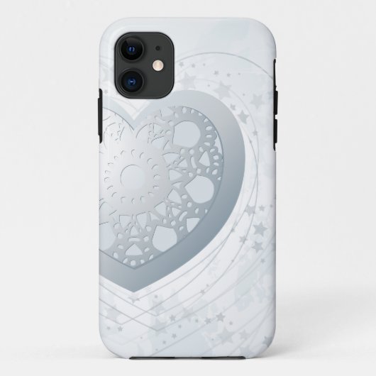 シルバーハート、iPhone 5ケース Case-Mate iPhoneケース (裏面)