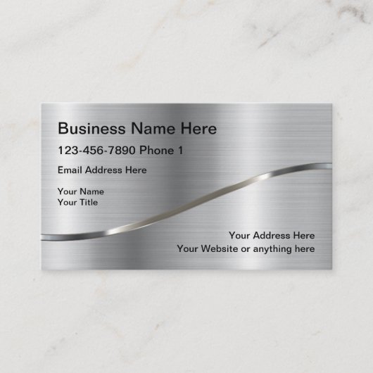 シルバーバックグラウンド建築サービス 名刺 (正面)