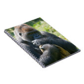 シルバーバックゴリラと彼の毛布 ノートブック (右側)