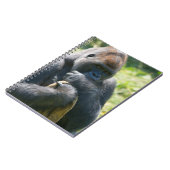 シルバーバックゴリラと彼の毛布 ノートブック (左側)