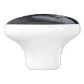 シルバーバックゴリラ黄色と緑の幾何学的 セラミックノブ (側面)