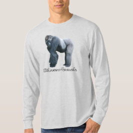 シルバーバックゴリラ ロングTシャツ Tシャツ