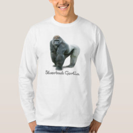 シルバーバックゴリラ ロングTシャツ Tシャツ
