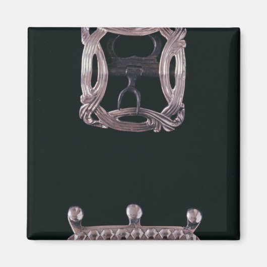 シルバーバックル、英語、18世紀後半 マグネット (正面)