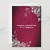 シルバーバラトレンディーシークンズドレスキンセアニェラIn 招待状 (裏面)