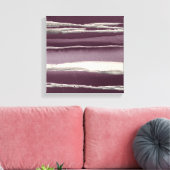 シルバーバラパープル抽象芸術プリント キャンバスプリント (インサイチュ (リビング))