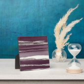 シルバーバラパープル抽象芸術プリント フォトプラーク (インサイチュ)