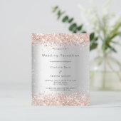 シルバーバラ予算のウェディングレセプションへの招待 (スタンド正面)