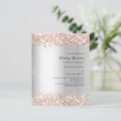 シルバーバラ予算のウェディングレセプションへの招待 (スタンド正面)