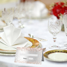 シルバーバラ結婚金ゴールド プレイスカード