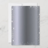 シルバーバラ金ゴールドはラグジュアリーエレガントズに輝結婚く 招待状 (裏面)