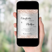 シルバーバラ金ゴールドは輝フォーマルく結婚の 招待状