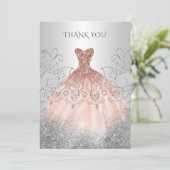 シルバーバラ金ゴールドドレス サンキューカード (スタンド正面)