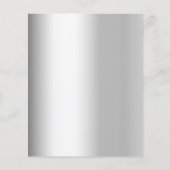 シルバーバラ金ゴールドフォーマル予算結婚式招待状 (裏面)