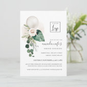 シルバーバルーンフローラロゴグランドオープニング招待状 サンキューカード (スタンド正面)