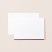 シルバーバーエレガントグンディフローラRSVP結婚の 箔カード (裏面封筒付き)