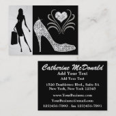 シルバーバージョンファッション名刺 – SRF 名刺 (正面/裏面)