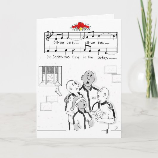 「シルバーバー」クリスマスグリーティングカード&封筒 シーズンカード (正面)