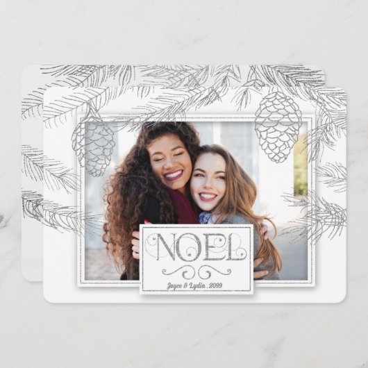 シルバーパインズノエル植物写真 シーズンカード (正面/裏面)