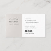 シルバーパエレガントール赤面ピンクローズ金ゴールドフローラ 名刺 (裏面)