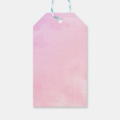 シルバーパステルカラーズガウンフローラキンセアニェラパーティー ギフトタグ (裏面)