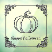 シルバーパンプキンハロウィーン ウィンドウサイン (シート3)