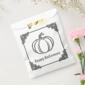 シルバーパンプキンハロウィーン フェイバーバッグ (封をした状態)