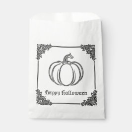 シルバーパンプキンハロウィーン フェイバーバッグ