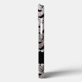シルバーパーソナライズされたグリッターブーツの名前 Case-Mate iPhoneケース (裏面 / 左)
