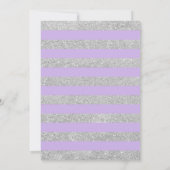 シルバーパープルキンセアニェラ招待状 招待状 (裏面)