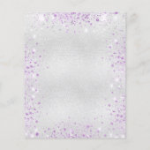 シルバーパープルグリッタースパークルスクリプトバーメニュー (裏面)