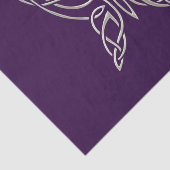 シルバーパープルケルト蝶カーリングノット 薄葉紙 (詳細)