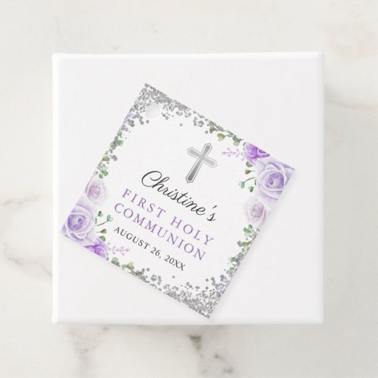 シルバーパープルフローラ第1聖餐式 フェイバータグ (インサイチュ)