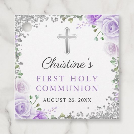 シルバーパープルフローラ第1聖餐式 フェイバータグ (正面)