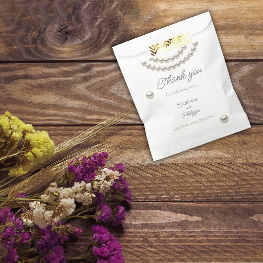 シルバーパールネックレス結婚ズ フェイバーバッグ