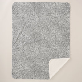 シルバーヒョウ灰色ニャーニャーキティキャット シェルパブランケット