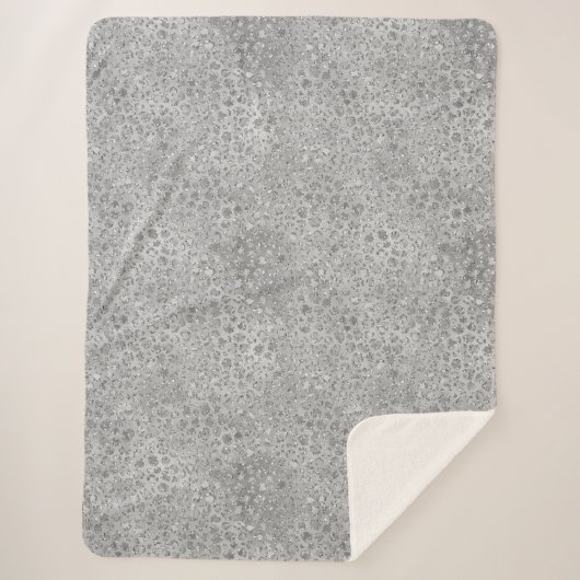 シルバーヒョウ灰色ニャーニャーキティキャット シェルパブランケット (正面)