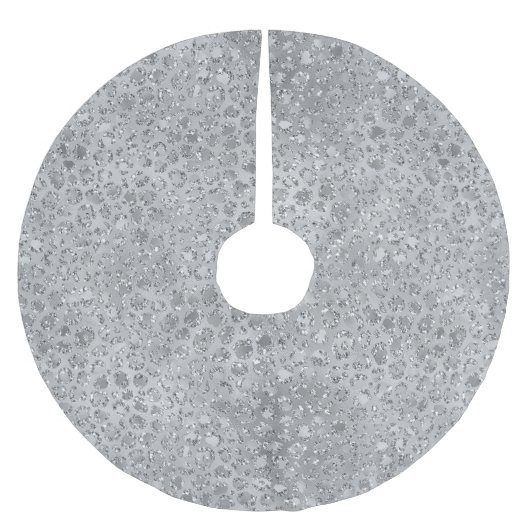 シルバーヒョウ灰色ニャーニャーキティキャット ブラッシュドポリエステルツリースカート (正面)