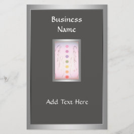 シルバーヒーリングハンドホリスティックテンプレート チラシ