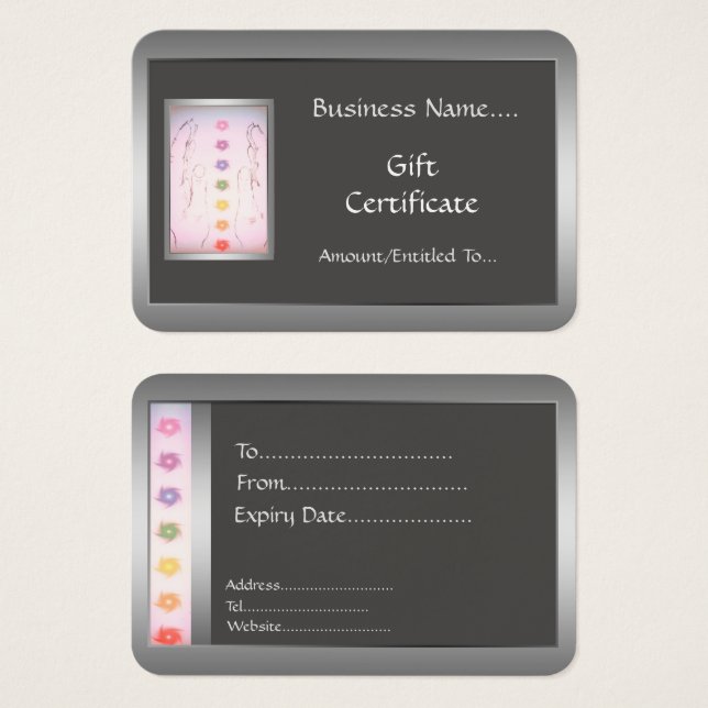 シルバーヒーリングハンホリスティックズデザイン (正面&裏面)