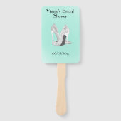 シルバーヒール・オン・ミントパーソナル ハンドファン (正面)