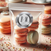 シルバービニールユニークレコード音楽モノグラ結婚ム ラウンドシール