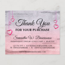 シルバーピンクきらきら光る木製テクスチャードハートありがとう