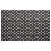 シルバーピンクのキス ファブリック (ファットクウォーター)