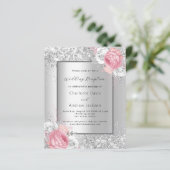 シルバーピンクのフローラ結婚式のレセプション (スタンド正面)