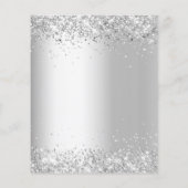 シルバーピンクのフローラ結婚式のレセプション (裏面)