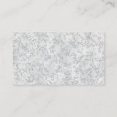 シルバーピンクグリッターエレガントセミグロス事業 名刺 (裏面)