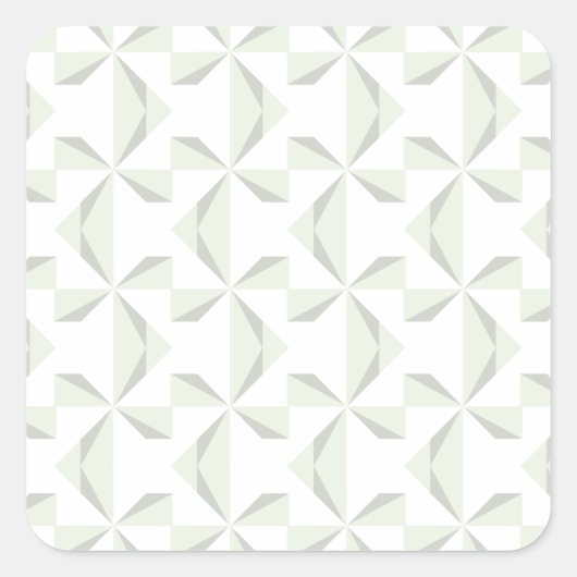 シルバーピンホイール スクエアシール (正面)